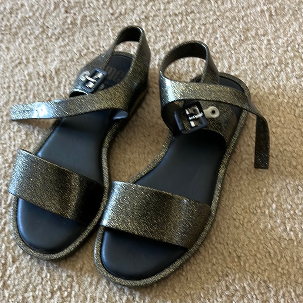 Melissa Silver Sandals Girls